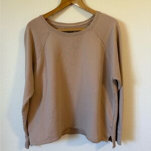 Pact Beige Raglan Long Sleeve Sweatshirt